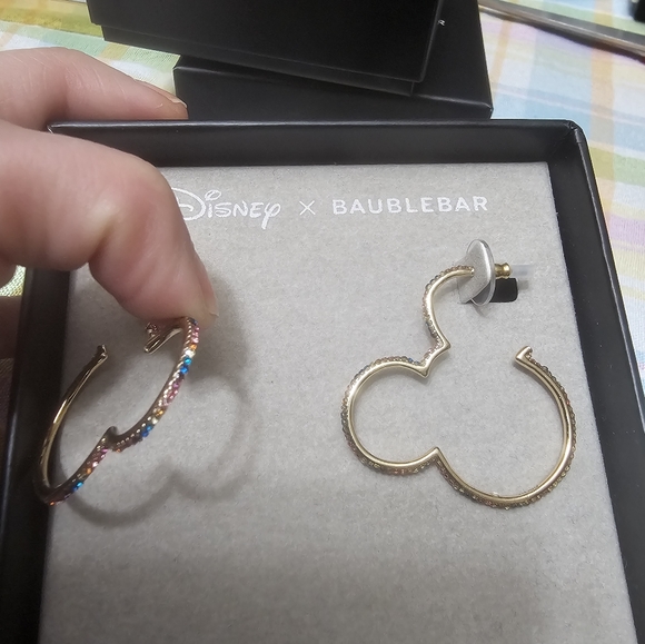 NIB Baublebar multicolor mickey earrings - Picture 3 of 4